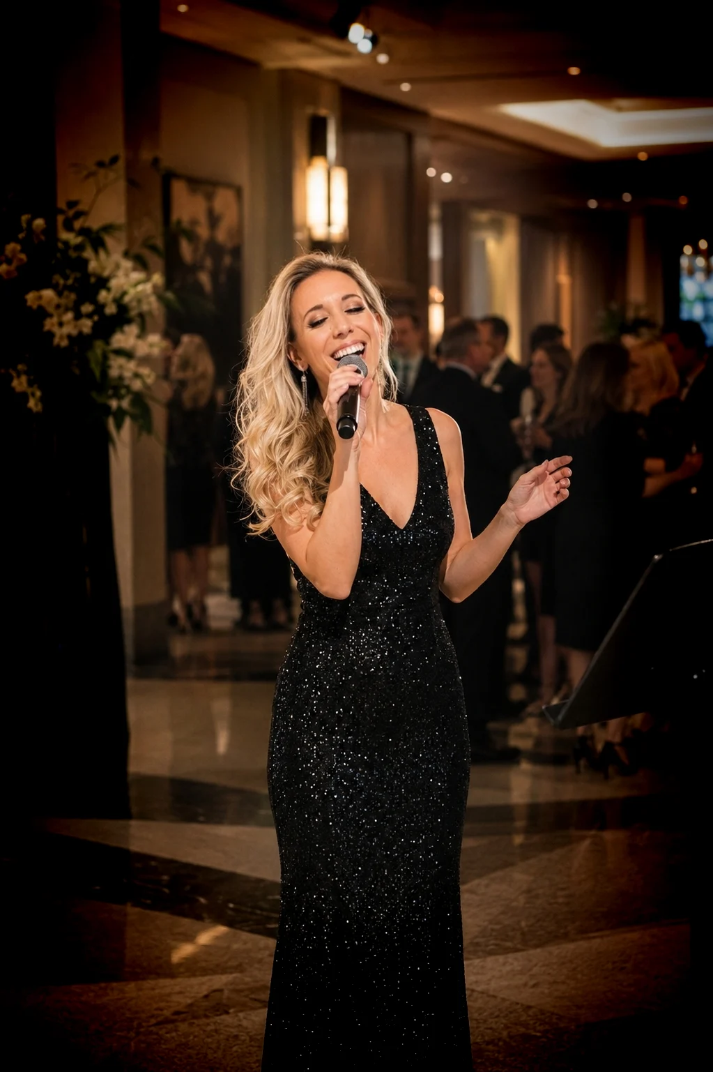 Ariana Singing at an Event - Live Music Edmonton - Talent Productions