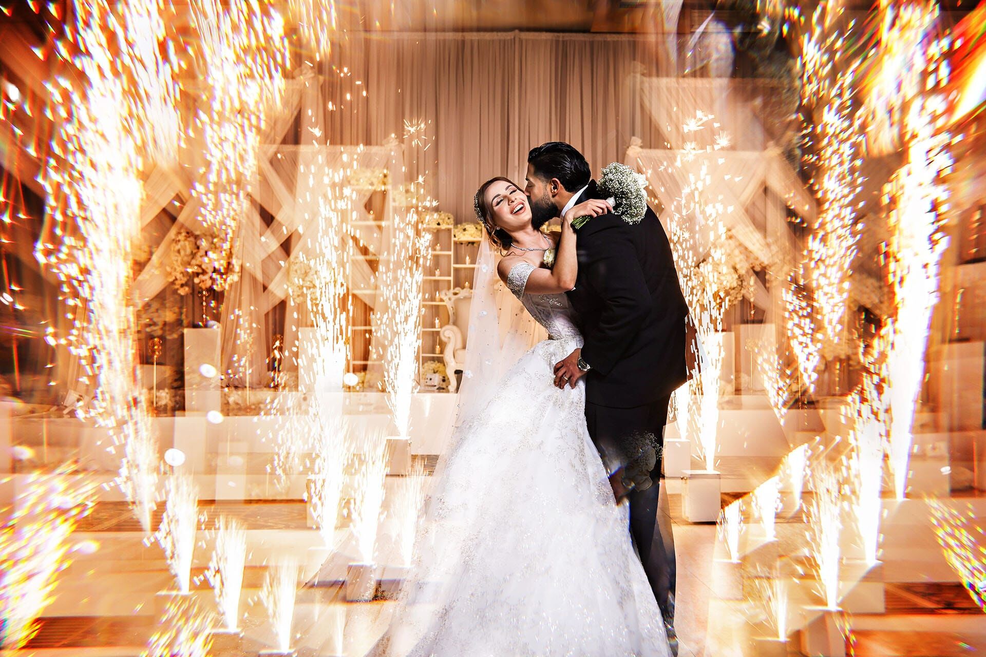 Indoor Sparklers - Talent Productions - Anosha + Feras Wedding