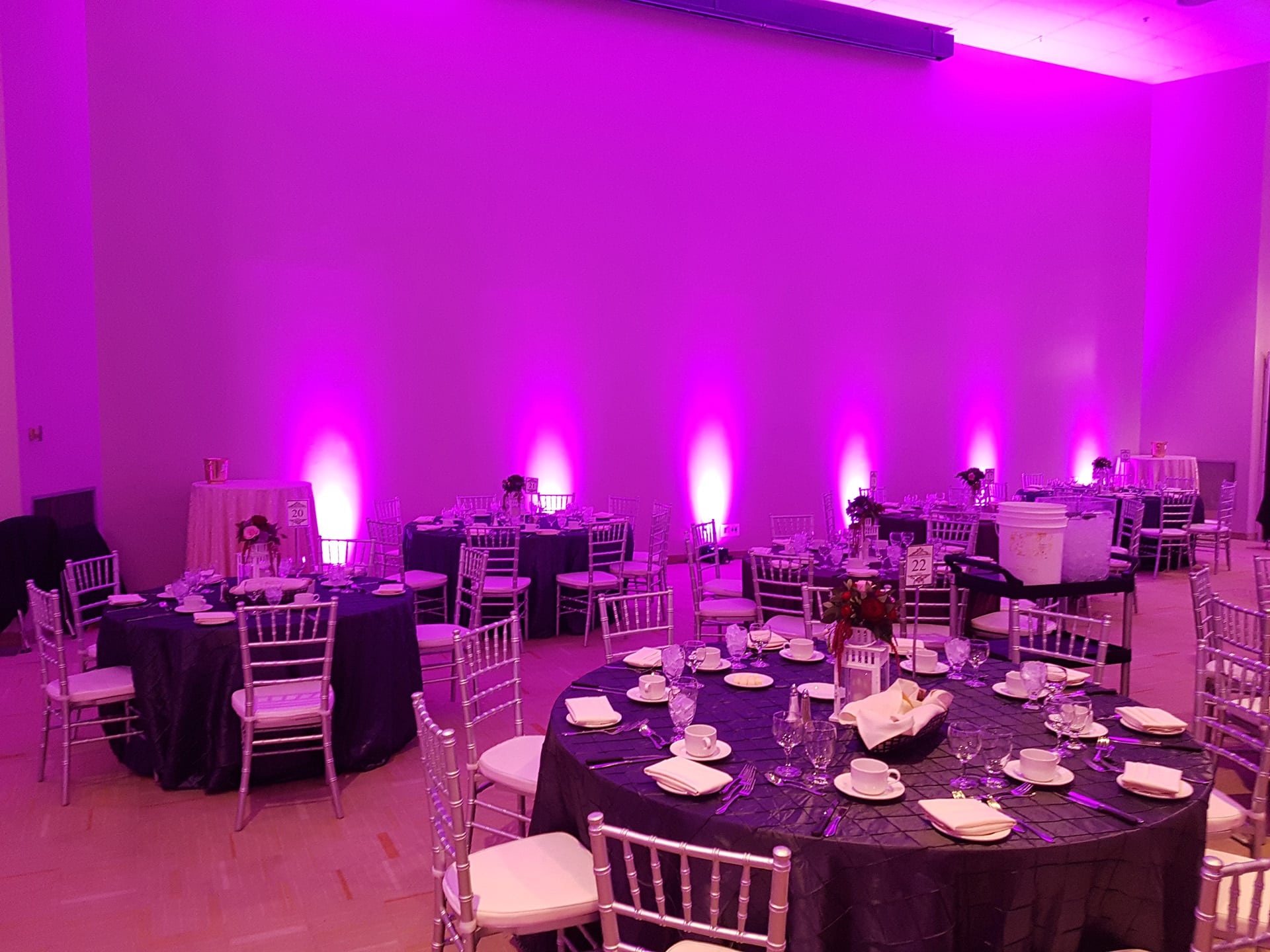 Talent Productions - Uplighting - Purple
